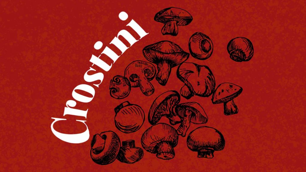 Crostini ai funghi